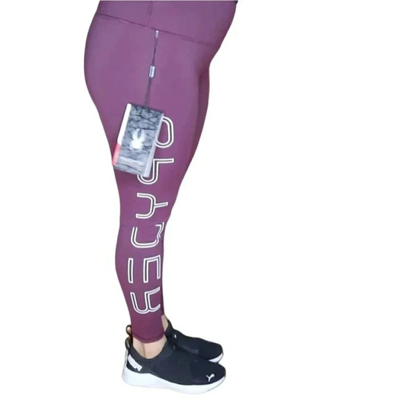 Spyder Pants - Spyder Active Women's Leg Logo Leggins